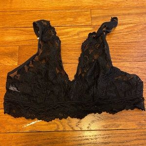 Black Lace Bralette size L